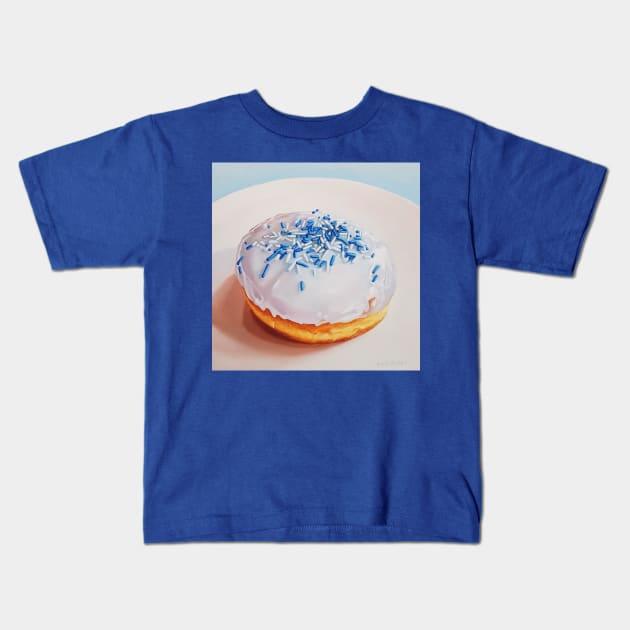 Donut with Sprinkles (Not Strawberry Vanilla) painting Kids T-Shirt by EmilyBickell